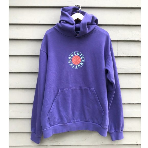 RARE Uninterrupted X Space Jam A New Legacy Purple Hoodie 2021 Medium USA Made - Picture 4 of 11